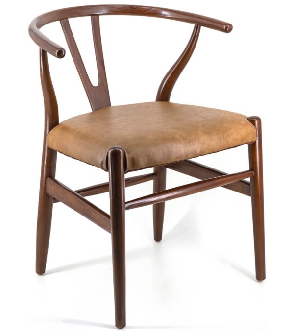 SILLA CAMEL PIEL