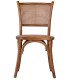 SILLA MANILA RESPALDO CUADRADO
