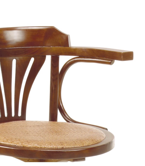 SILLA STAR GIRATORIA RATTAN