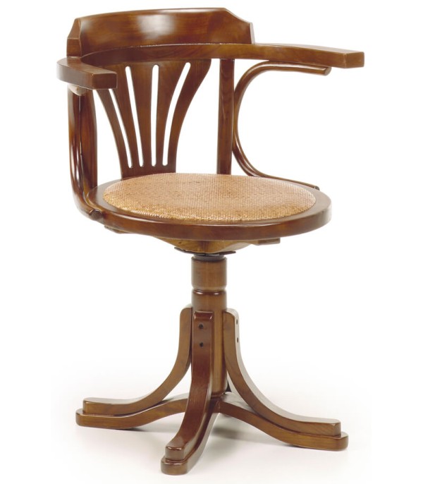 SILLA STAR GIRATORIA RATTAN
