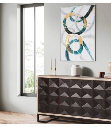 BUFET GATSBY 4 PUERTAS NEGRO