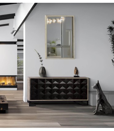 BUFET GATSBY 4 PUERTAS NEGRO