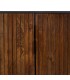 APARADOR MARRÓN NEGRO MADERA HIERRO