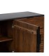 APARADOR MARRÓN NEGRO MADERA HIERRO