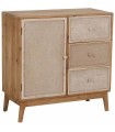 MUEBLE RECIBIDOR NATURAL DM MADERA