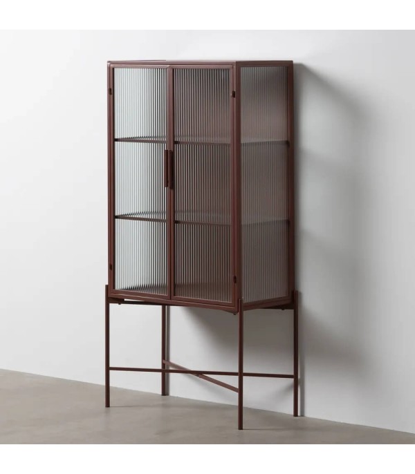 VITRINA TEJA METAL CRISTAL