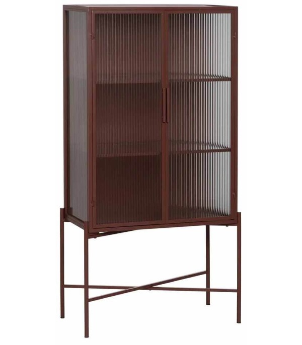 VITRINA TEJA METAL CRISTAL