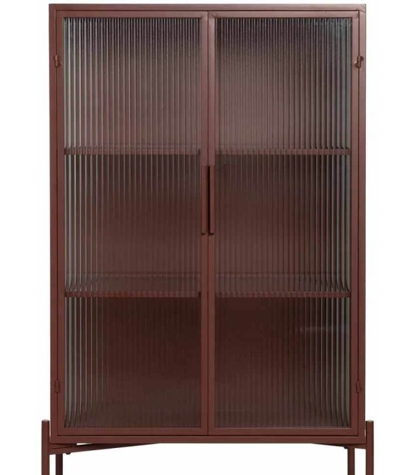 VITRINA TEJA METAL CRISTAL