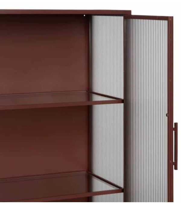 VITRINA TEJA METAL CRISTAL