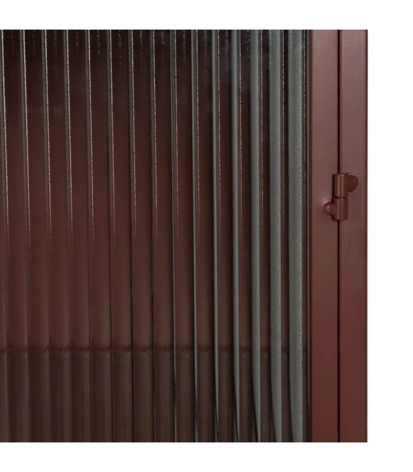 VITRINA TEJA METAL CRISTAL