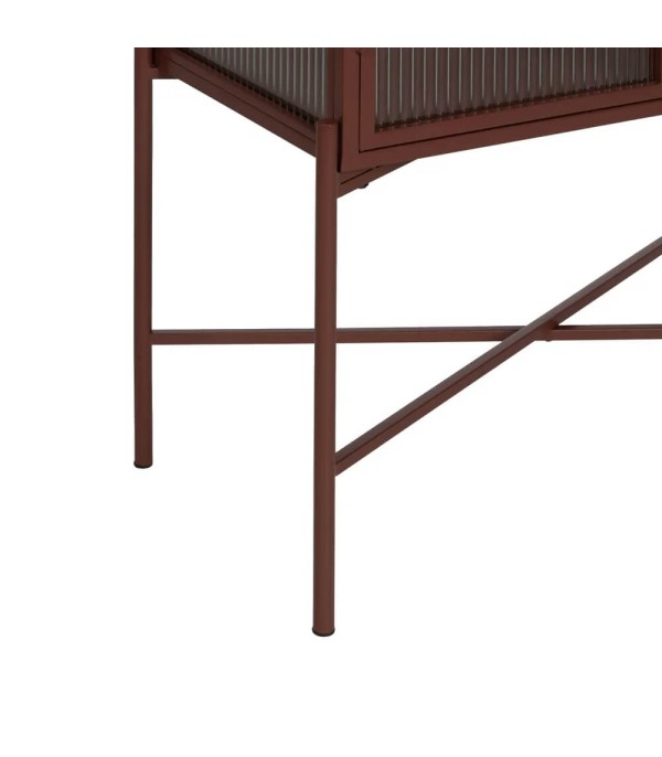 VITRINA TEJA METAL CRISTAL