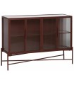 APARADOR TEJA METAL CRISTAL 120X35X85 CM