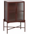 VITRINA TEJA METAL CRISTAL 52X33X 90 CM
