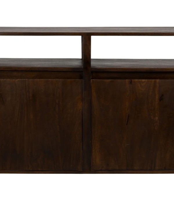APARADOR MARRÓN MADERA DE MANGO