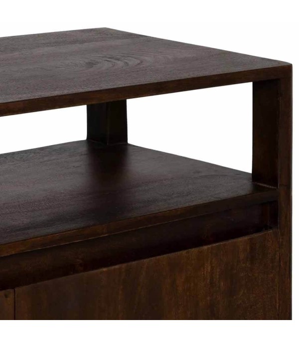 APARADOR MARRÓN MADERA DE MANGO