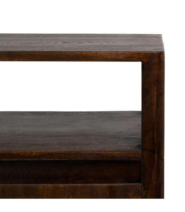 APARADOR MARRÓN MADERA DE MANGO
