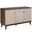 APARADOR TALLADA BLANCO MARRÓN DM MADERA 135X40X80 CM