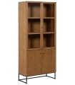 VITRINA NATURAL DM MADERA 84,50X42,50X198 CM