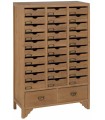 MUEBLE CAJONES NATURAL DM MADERA