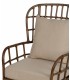SILLÓN MARRÓN RATÁN
