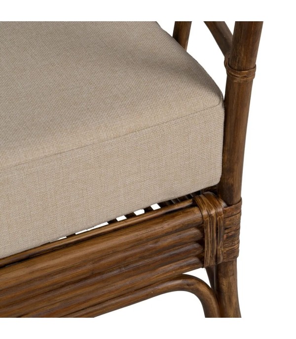 SILLÓN MARRÓN RATÁN