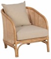 SILLÓN NATURAL RATÁN DECORACIÓN