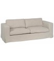 SOFÁ 3 PLAZAS BEIGE TEJIDO SIENA 222 X 95 X 80 CM