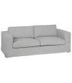SOFÁ 3 PLAZAS GRIS TEJIDO SIENA 222 X 95 X 80 CM