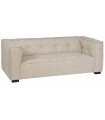 SOFÁ 3 PLAZAS BEIGE TEJIDO SIBARIS 218 X 102 X 77 CM