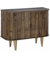 MUEBLE RECIBIDOR MARRÓN MADERA DE MANGO