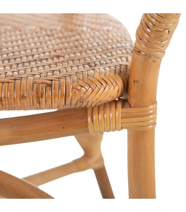SILLA NATURAL RATÁN CAIPE 57 X 50 X 99 CM