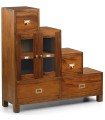 MUEBLE ESCALERA FLAMINGO IZQUIERDA 4 CAJONES 2 PUERTAS