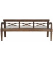 BANCO TECA MACIZA 190X70X75 TALLADO