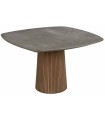 MESA COMEDOR MADERA MICROCEMENTO