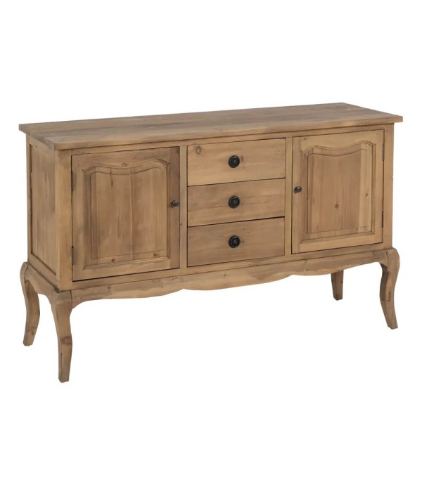 APARADOR MARRÓN MADERA DE PINO