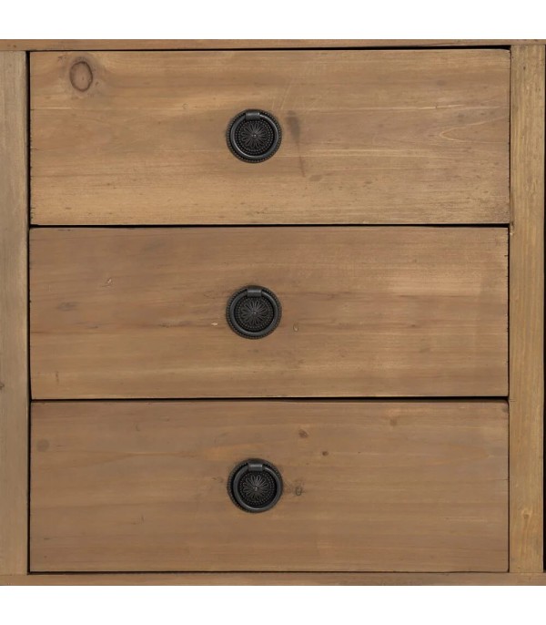 APARADOR MARRÓN MADERA DE PINO