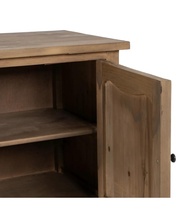 APARADOR MARRÓN MADERA DE PINO