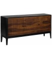 APARADOR MARRÓN NEGRO MADERA