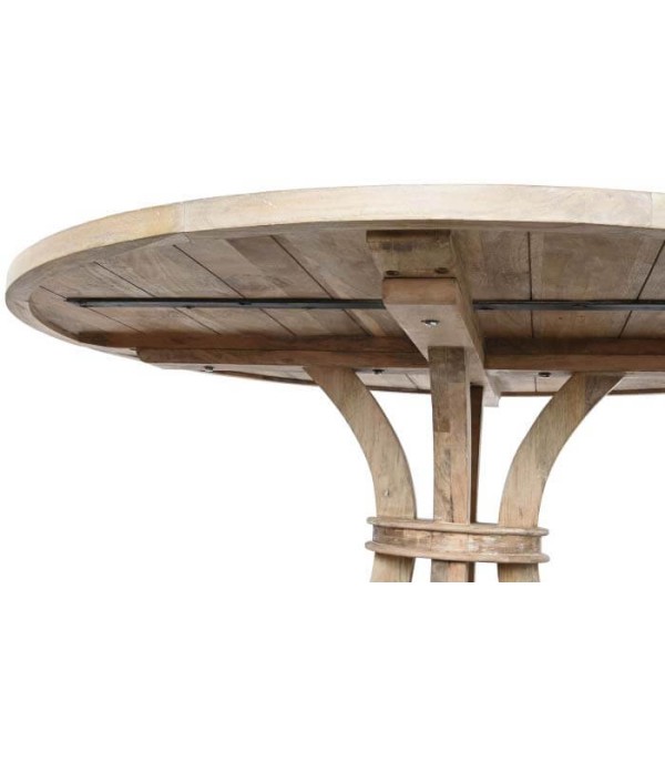 MESA REDONDA COMEDOR MADERA MACIZA