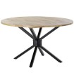 MESA REDONDA COMEDOR MANGO METAL
