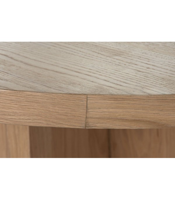 MESA REDONDA COMEDOR ROBLE MDF VENEER