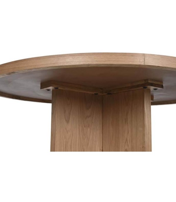 MESA REDONDA COMEDOR ROBLE MDF VENEER