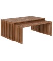 MESA CENTRO SET 2 TECA NATURAL