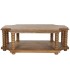 MESA CENTRO MANGO TORNEADA NATURAL
