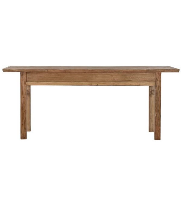 CONSOLA OLMO MACIZO NATURAL
