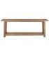CONSOLA TECA RECICLADA NATURAL 240X46X90 CM