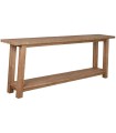 CONSOLA TECA RECICLADA NATURAL 240X46X90 CM