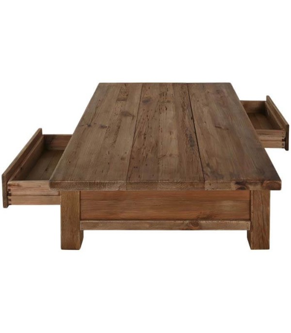 MESA CENTRO MADERA RECICLADA PINO
