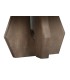 MESA CENTRO MARMOL MADERA BEIGE