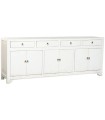 APARADOR OLMO MACIZO 220X42X85 CM 6 PUERTAS 4 CAJONES